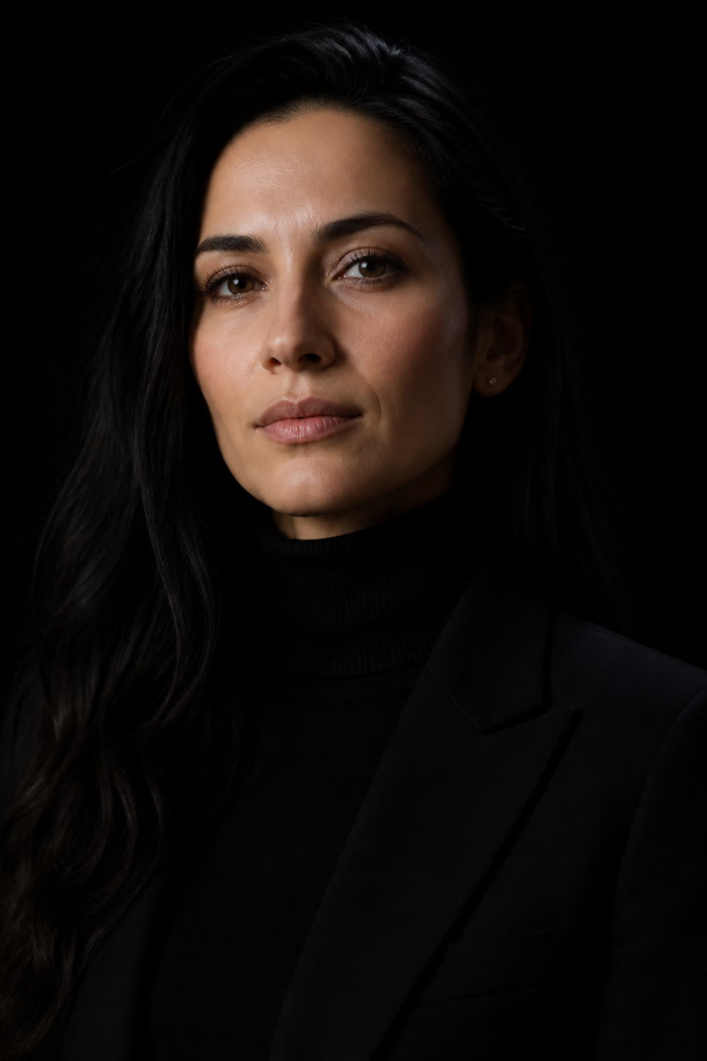 Synthetisches DEMO-Porträt von Leyla Aydin. Keine reale Person.